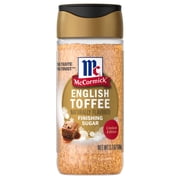 McCormick English Toffee Finishing Sugar, 3.7 oz Bottle