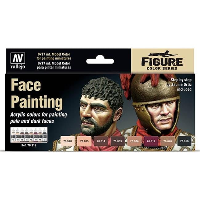 MC Effects Faces Painting Set - Set of 8