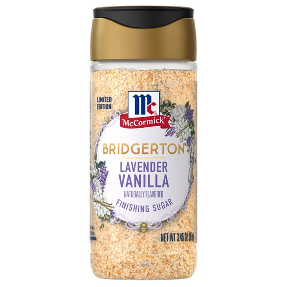 McCormick Lavender Vanilla Finishing Sugar, 3.45 oz Bottle