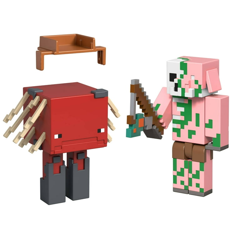Minecraft Action Figures & Accessories 2-Pack, Zombified Piglin