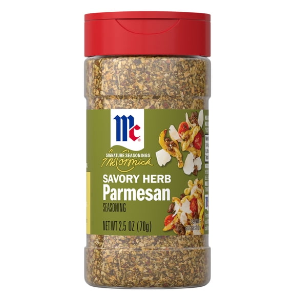 McCormick Savory Herb Parmesan Seasoning, 2.5 oz Bottle