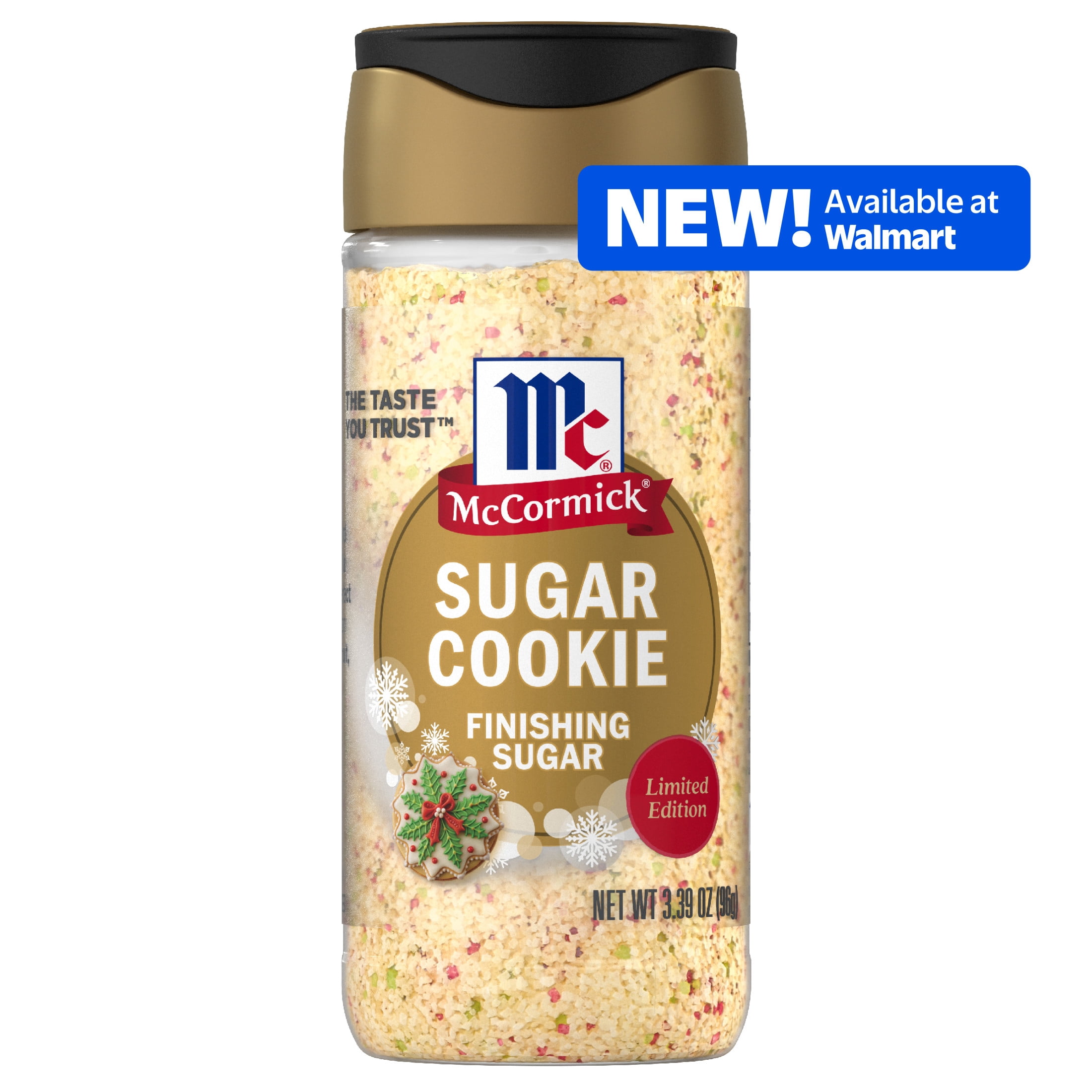 McCormick Sugar Cookie Finishing Sugar, 3.39 oz Bottle
