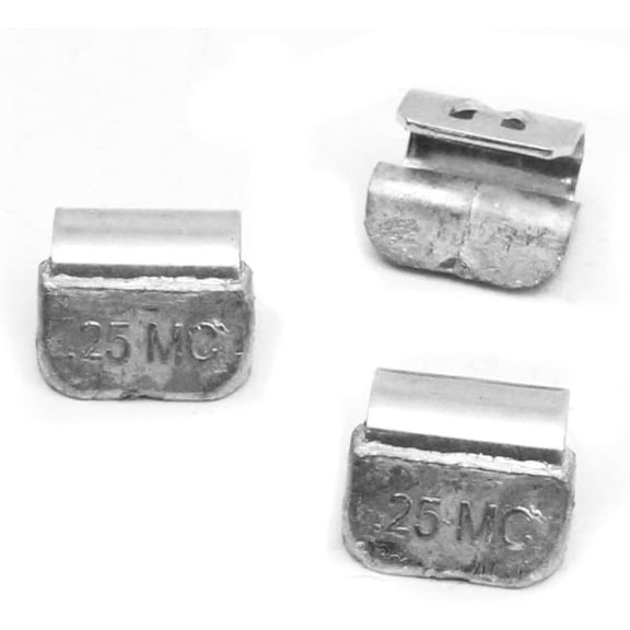 MC Type 0.25oz Wheel Weights Lead Clip 50 count/Box Fits Alloy Rim