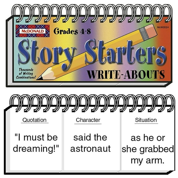 MC-W2024 - Story Starters Write-Abouts Booklet by McDonald Publishing