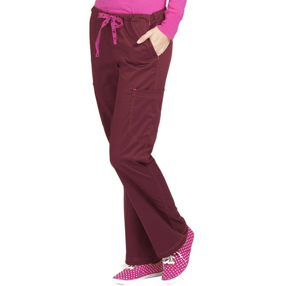 MC2 by Med Couture Women's Layla Drawstring Cargo Scrub Pant