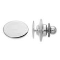 thumbnail image 1 of MC257W 14kw Oval High Polished Tie Tac for Mens, 1 of 1