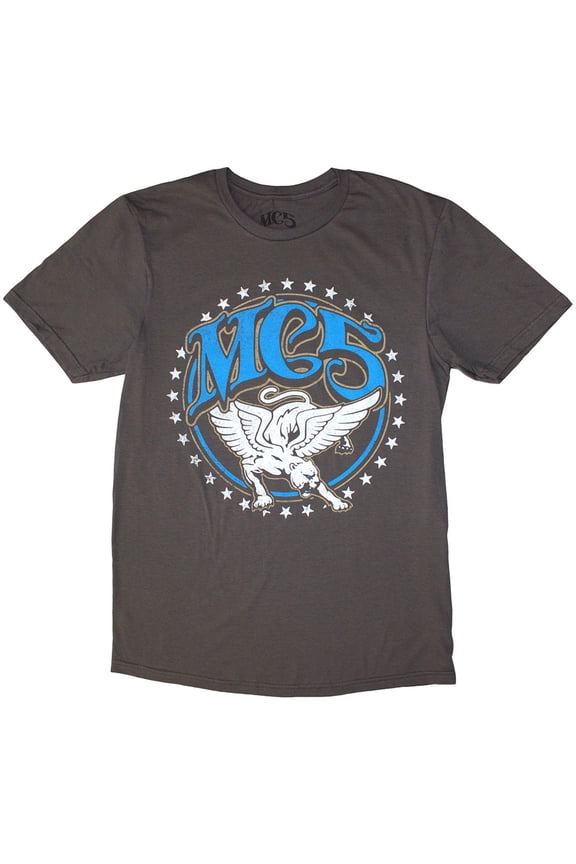 MC5 Unisex T-Shirt Winged Panther (Charcoal Grey)