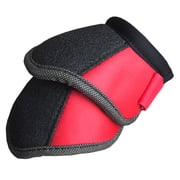 Relentless Dynamic Edge Horse Leg Protection Bell Boots Pair Red