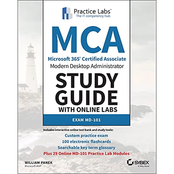 Pre-Owned MCA Modern Desktop Administrator Study Guide with Online Labs: Exam MD-101 (Paperback) 1119784328 9781119784326