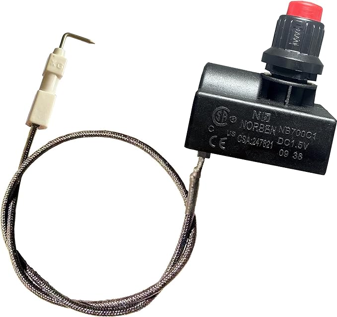 MCAMPAS Propane Electronic Pulse Gas Igniter with 400mm Electrode