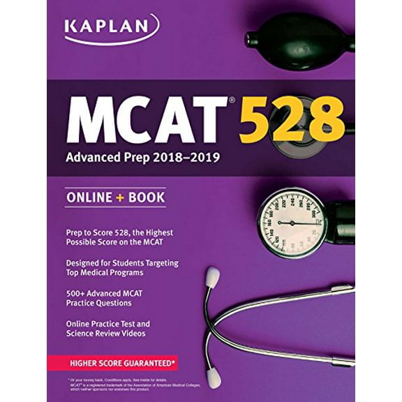 Pre-Owned MCAT 528 Advanced Prep 2018-2019: Online + Book (Paperback) 1506223699 9781506223698