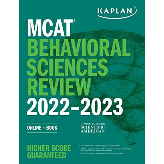 Pre-Owned Kaplan Test Prep: MCAT Behavioral Sciences Review 2022-2023 : Online + Book (Paperback)