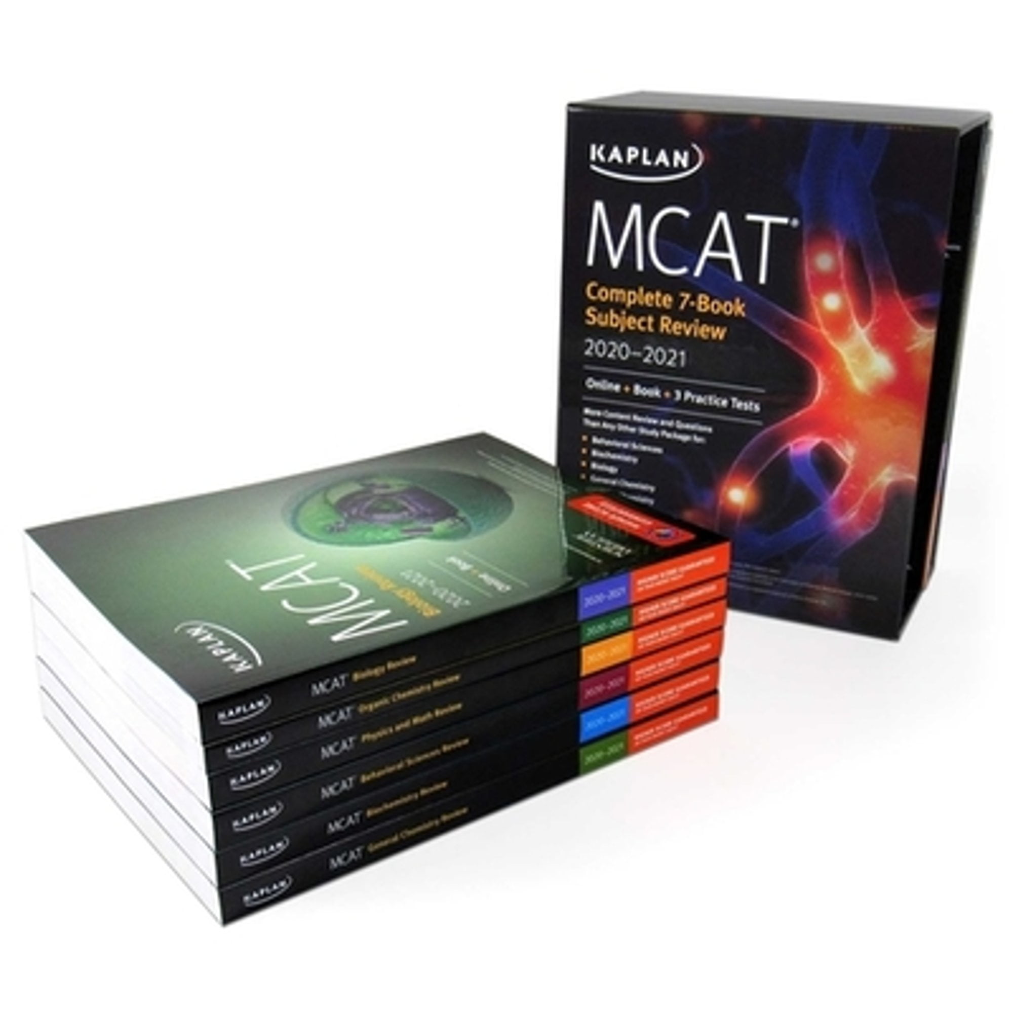 Pre-Owned MCAT Complete 7-Book Subject Review 2020-2021: Online + Book + 3 Practice Tests (Kaplan Test Prep), 9781506248868, 1506248861, Paperback, Proprietary edition