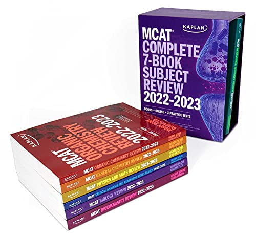 Pre-Owned MCAT Complete 7-Book Subject Review 2022–-2023: Books + Online + 3 Practice Tests (Kaplan Test Prep)
