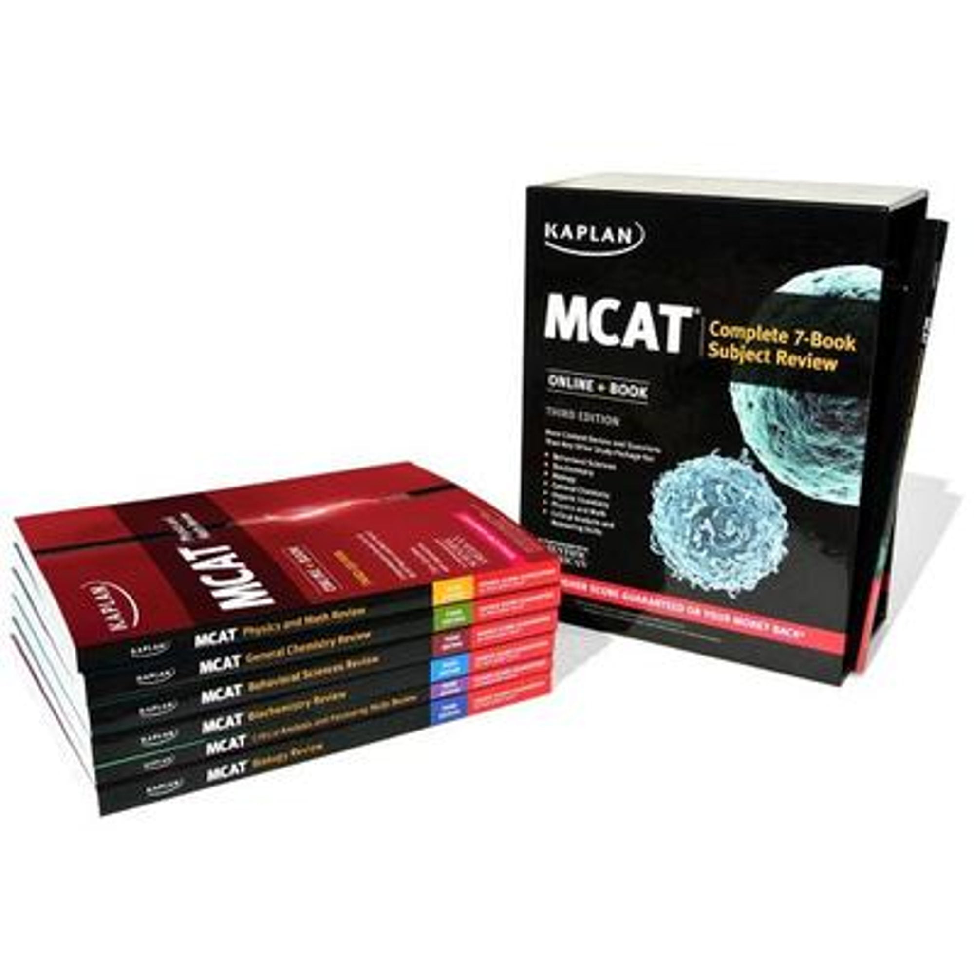 Pre-Owned MCAT Complete 7-Book Subject Review: Online + Book (Kaplan Test Prep), 9781506205595, 1506205593, Paperback, Third edition