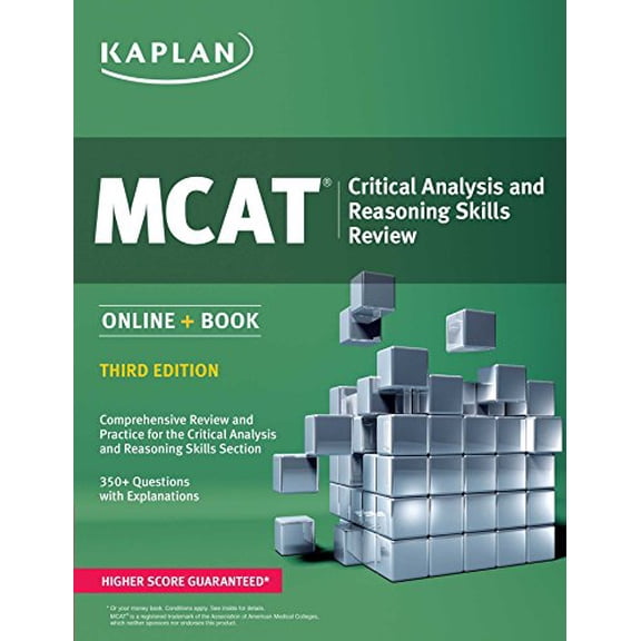 Pre-Owned MCAT Critical Analysis and Reasoning Skills Review: Online + Book (Kaplan Test Prep) (Paperback) 1506203272 9781506203270