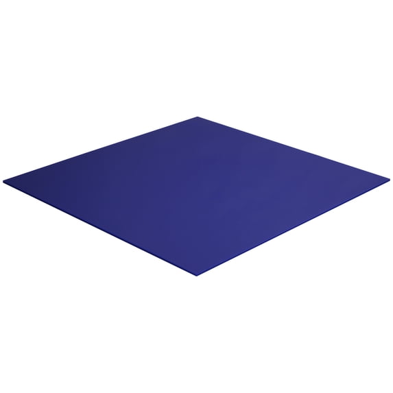 MCB 1/8 Thick Acrylic Plexiglass Sheet (Blue 12 x 12)