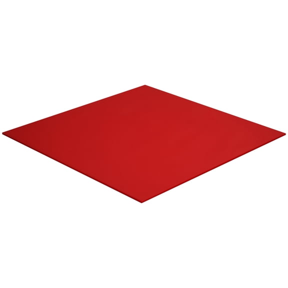 MCB 1/8 Thick Acrylic Plexiglass Sheet (Red 24 x 24)