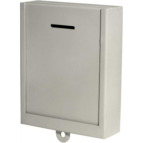 MCB - Classic Metal Donation Box - Comment Box - Secure Collection Box - Ballot Box, Ticket Box - Easy Wall Mounting,Lock with Padlock Not Included