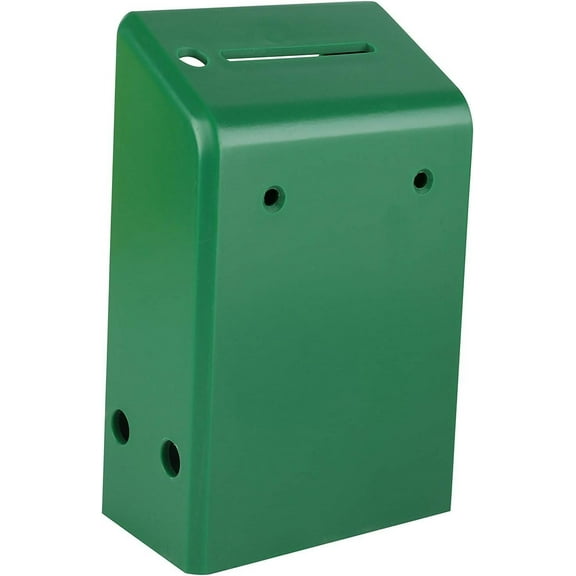 MCB Plastic Charity Box - Donation Box - Coin Collection Box - Pack of 5 (Green)