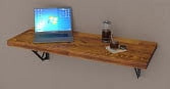 MCC Wall Mounted Desk Bar Table for Small Spaces Kitchen Counter, Laundry Shelf, Computer Workbench for Wall, Dining Tables and Free Spirit Level Gift