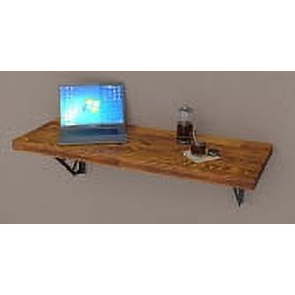 MCC Wall Mounted Desk Bar Table for Small Spaces Kitchen Counter, Laundry Shelf, Computer Workbench for Wall, Dining Tables and Free Spirit Level Gift