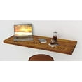 thumbnail image 1 of MCC Wall Mounted Floating Desk Folding Table for Small Spaces Kitchen Counter, Laundry Shelf, Computer Workbench for Wall, Fold Down Desk and Free Spirit Level Gift, 1 of 5
