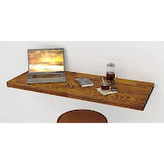 MCC Wall Mounted Floating Desk Folding Table for Small Spaces Kitchen Counter, Laundry Shelf, Computer Workbench for Wall, Fold Down Desk and Free Spirit Level Gift