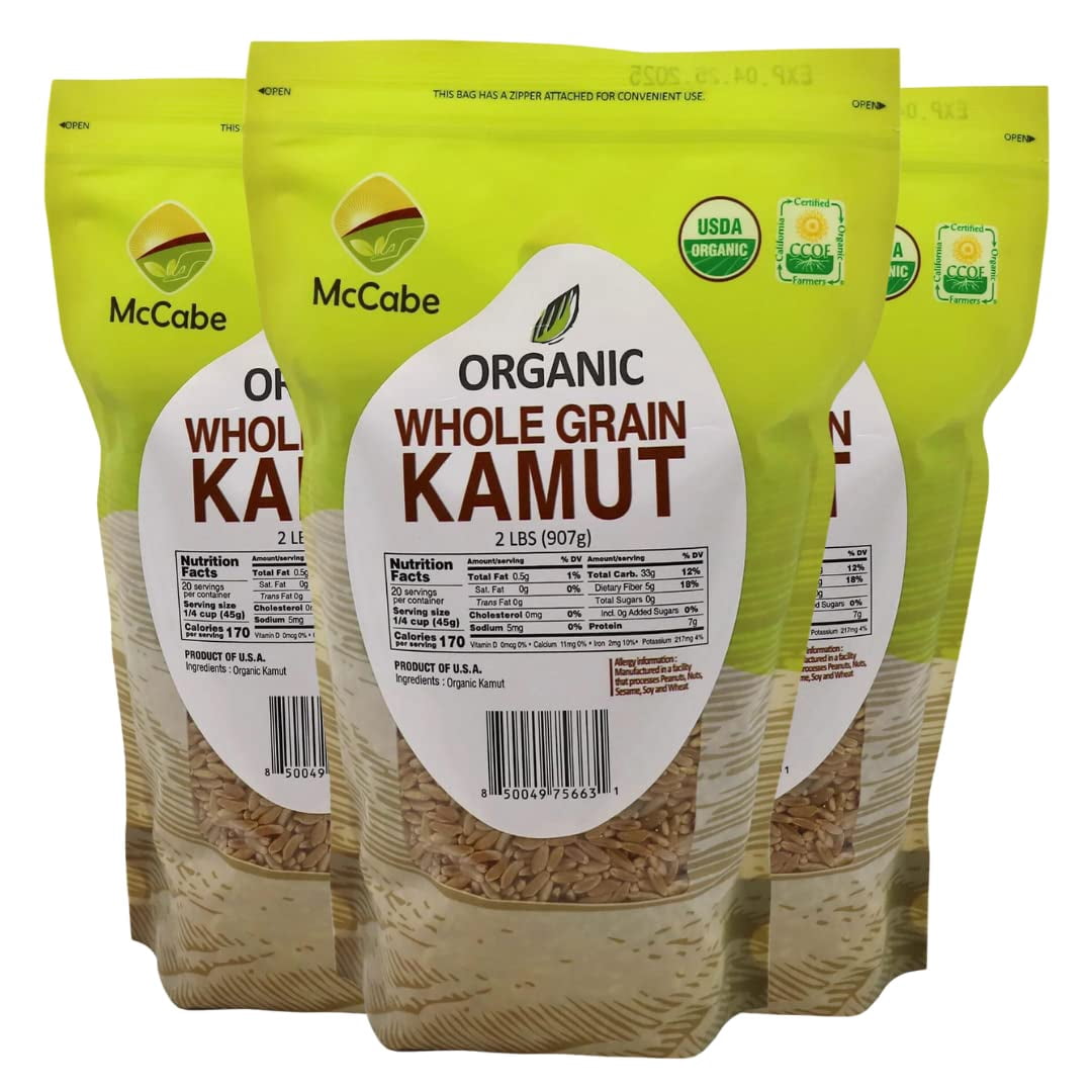 MCCABE ORGANIC KAMUT, KHORASAN WHEAT BERRIES, USDA AND CCOF ORGANIC ...