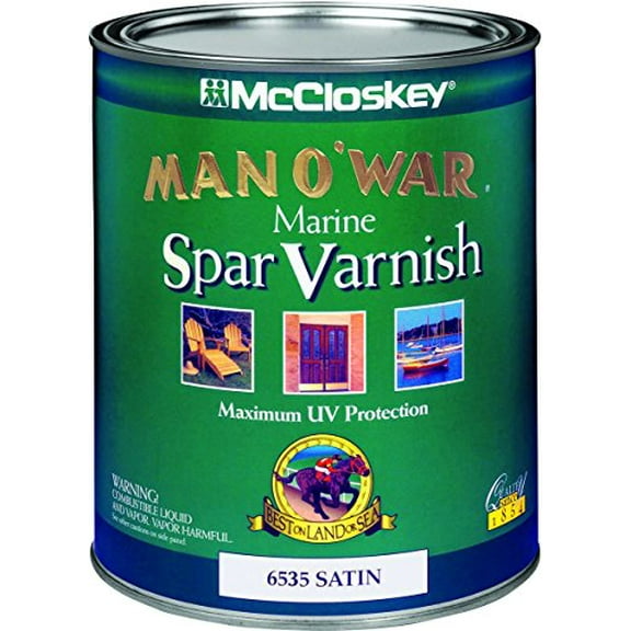 1PC McCloskey Man O'War Low VOC Spar Interior & Exterior Varnish