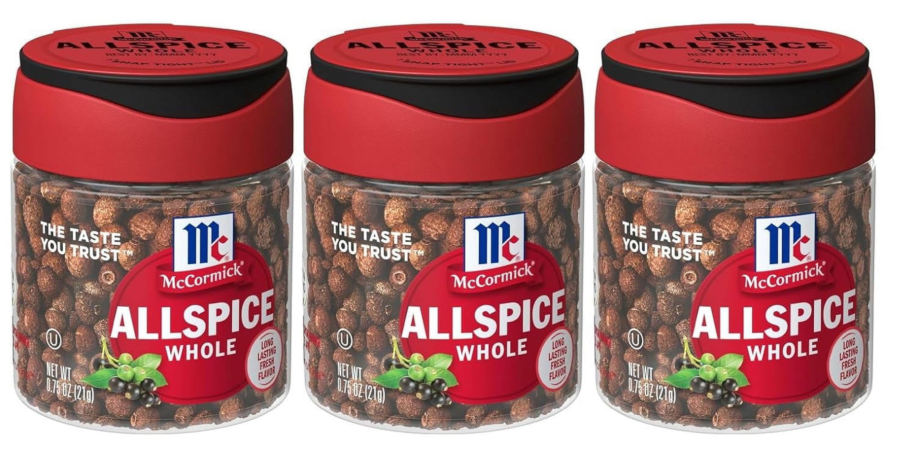 MCCORMICK ALLSPICE WHOLE .75 oz, Pack of 3 - Walmart.com