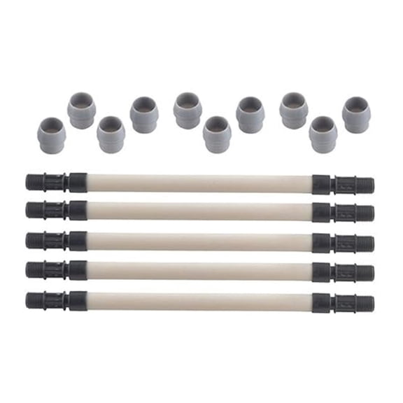 MCCP207 Pump Tube #7 - 5 Pack | Santoprene Replacement Tubing for Peristaltic Pumps | Chemical Resistant, Flexible, 6.4mm ID x 8.8mm OD | Lab Equipment