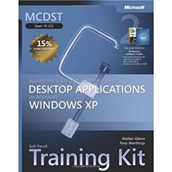 Pre-Owned MCDST Self-Paced Training Kit (Exam 70-272): Supporting Users and Troubleshooting Desktop Applications on Microsoft Windows XP, Second Edition (Pro... (Hardcover) 0735622213 9780735622210