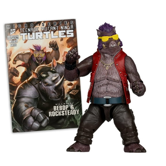 Teenage Mutant Ninja Turtles (Page Punchers) Bebop 5" Action Figure with Comic - McFarlane Toys