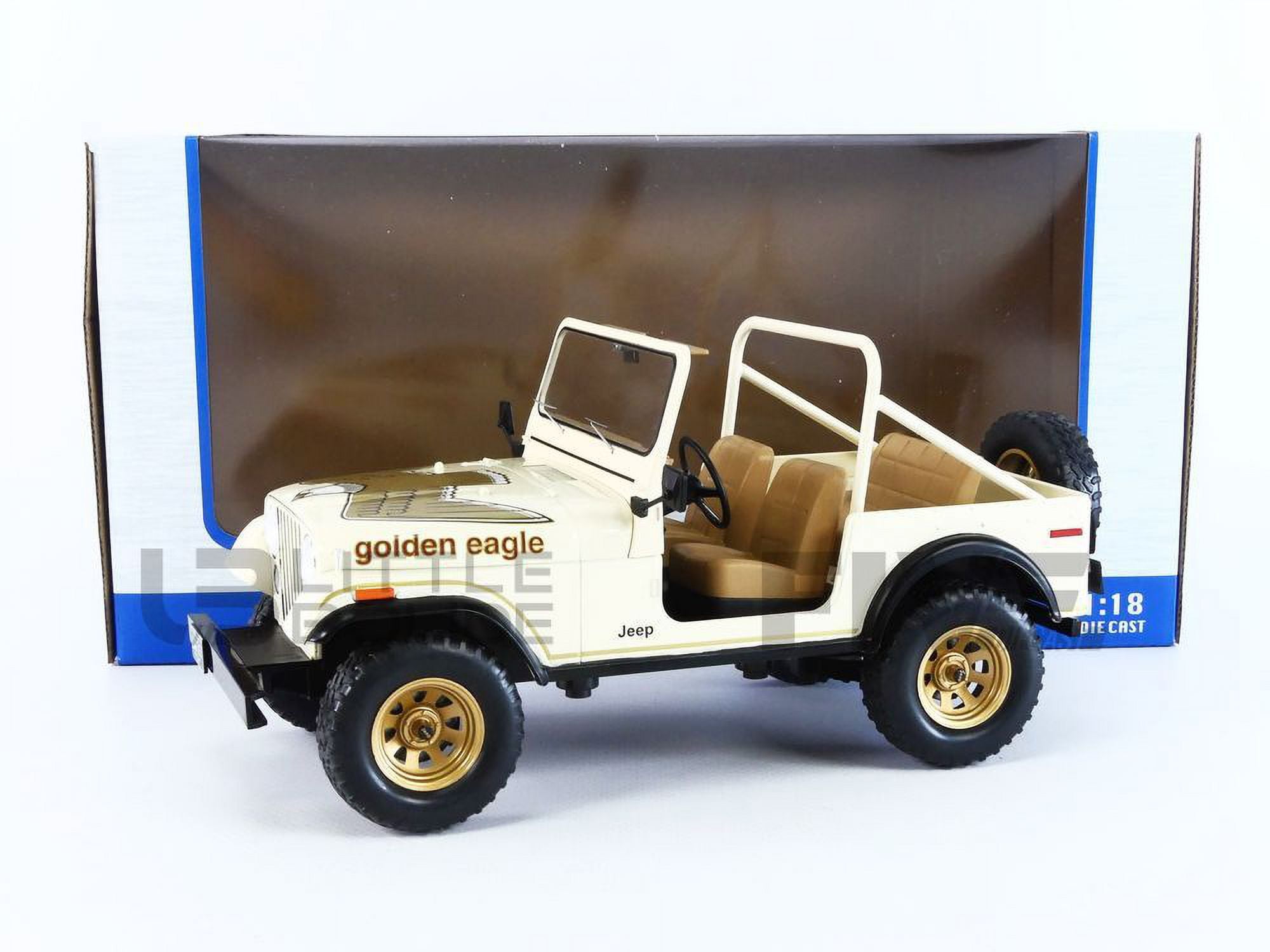 ModelCarGroup 1:18 Jeep CJ-7 Renegade Año De Construcción 1980 Negro Azul Modelcar Group Mcg18281