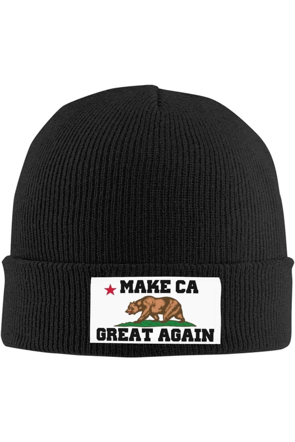 MCGA Make Ca Great Again California Stong Beanie Cap Knit Hats