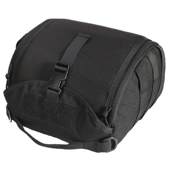 MCGUIRE GEAR Tactical MOLLE Clamshell Helmet Bag, Padded and Fleece Lined Storage Case for Airsoft MilSim Motorcycle and Bike Helmets, MOLLE Compatible