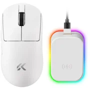 MCHOSE A7 V2 Pro Plus Tri-Mode Lightweight Gaming Mouse, Dual 8K Wired/Wireless, PAW3950TI, 500mAh