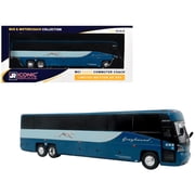 MCI D4520 Commuter Coach Bus "Greyhound Lines" Blue with Light Blue Stripes 1/87 HO Scale Diecast Model by Iconic Replicas