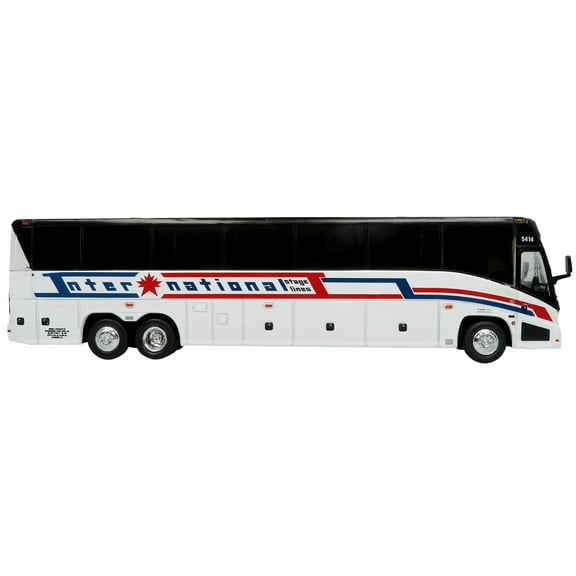 MCI J4500 Coach Bus "International Stage Lines" White "The Bus & Motorcoach Collection" Limited Edition to 504 pieces Worldwide 1/87 (HO) Diecast Model by Iconic Replicas