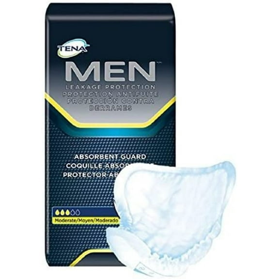 MCK56003100 - Bladder Control Pad Tena Men 9.9 Inch Length Moderate Absorbency Polymer Male Disposable