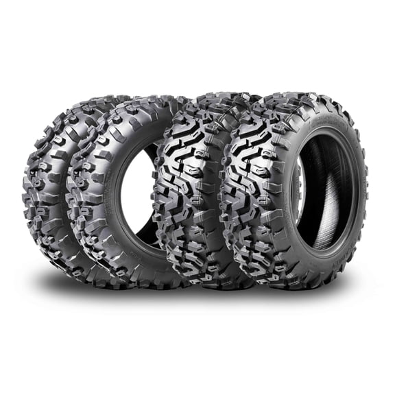 MCKINLEY UTV ATV Tires 26X8-14 6-Ply Super Trail 26X8X14 All Terrain X612, Set 4