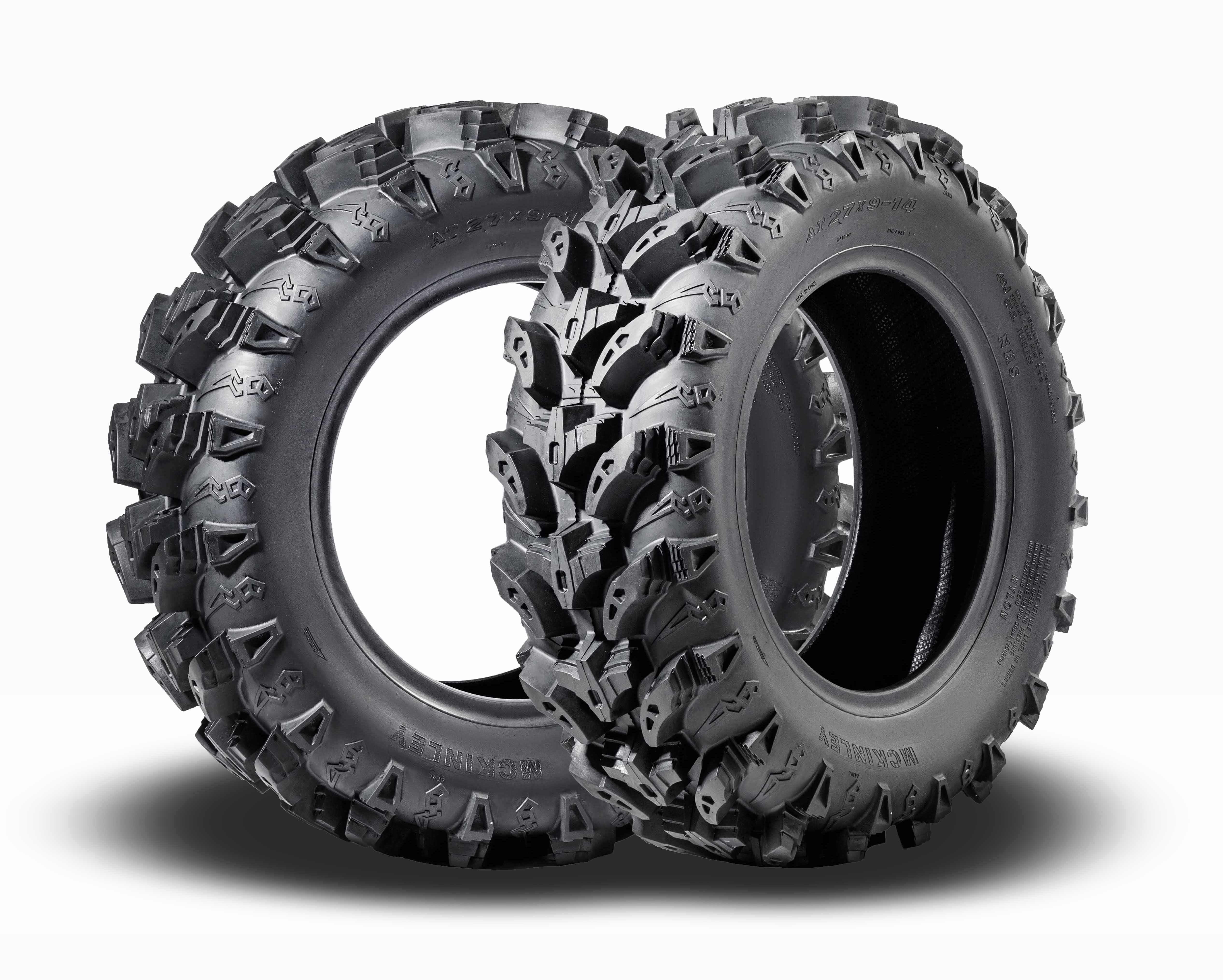 Set Of 2 ATV/UTV Front Tires - 27x9-12 Size, 6-Ply Rating, All-Terrain Tread (Road Guider Brand) - View #11