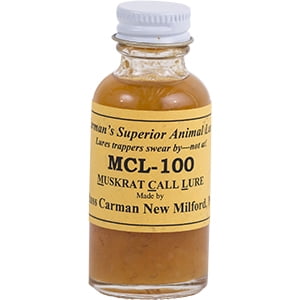 MCL 100 - Muskrat Call Lure by Russ Carman 4 oz