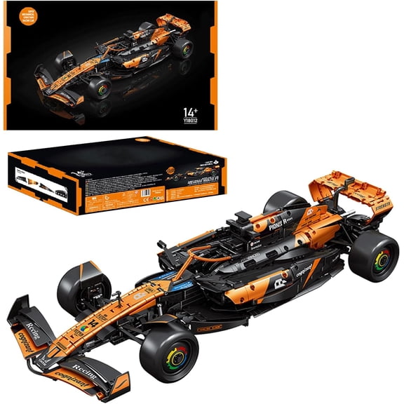 MCL39 F1 Model Car Kits, Building Set,1:8 Scale Racing Car to Room or Office Decor, F1 Gifts for Fans, Men & Women, (2055PCS, A-Y18012)