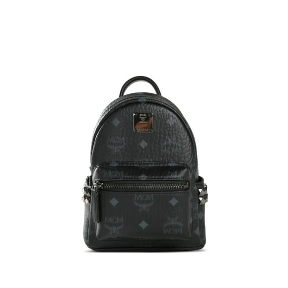 MCM Backpack for Men, MCM Stark Black Backpack, Mini