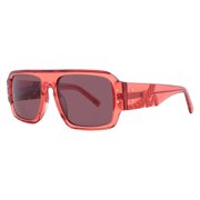 MCM MW0022 42E 55mm Aviator Sunglasses Womens Shiny Orange