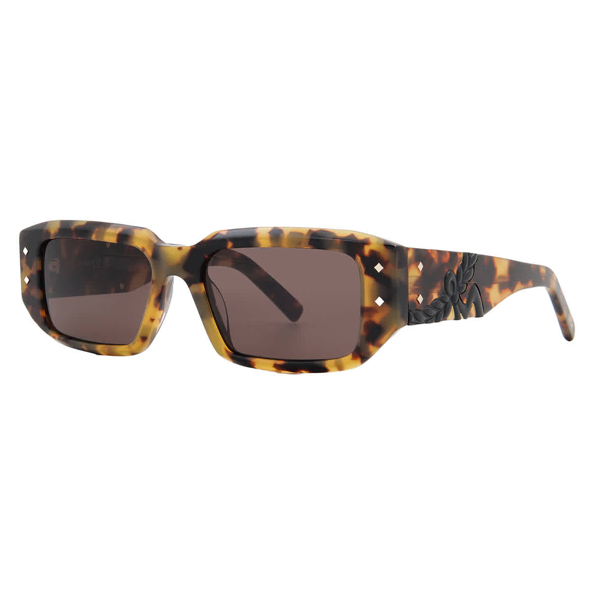 MCM Brown Rectangular Unisex Sunglasses MW0013 53E 53  display picture 3