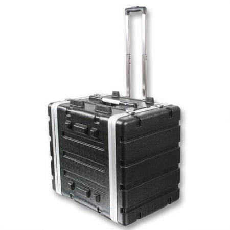 MCM Custom AudioStackable ABS 19" Rack Flight Case - 8RU - with Pull Handle