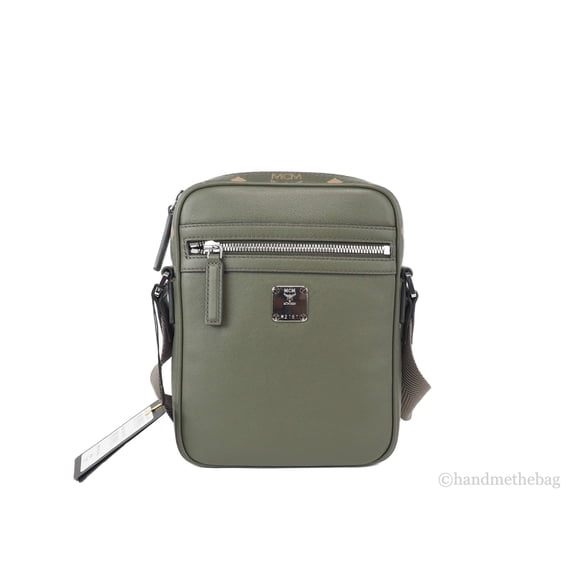 MCM MCM Visetos Leather Camera Crossbody Women's Bag